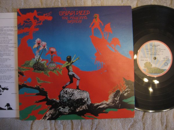 URIAH HEEP THE MAGICIAN S BIRTHDAY DAN ORIG LP INS NM NM UK EXPORT PRESS