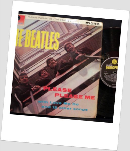 BEATLES PLEASE PLEASE ME PARLOPHONE 1963 UK ORIGINAL 2ND PRESSING MONO �������