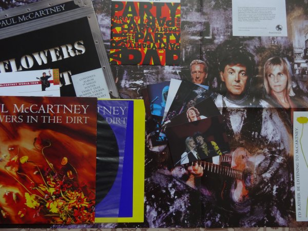 P.McCARTNEY FLOWERS in the DIRT world tour pack UK 1st.press LP