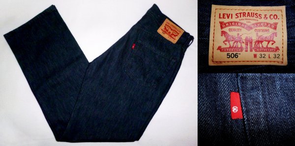  Levi's 506 "R" Tab Regular Fit Vintage Original