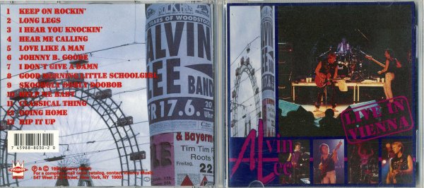 CD ALVIN LEE/LIVE IN VIENNA/1996/ CANADA CD ALVIN LEE/LIVE IN VIENNA/1996/ CANADA