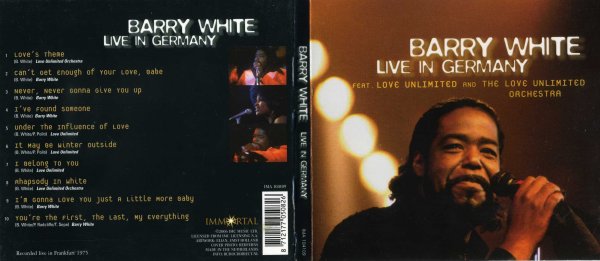 CD BARRY WHUTE/ LIVE IN GERMANY/2006/HOLLAND CD BARRY WHUTE/ LIVE IN GERMANY/2006/HOLLAND
