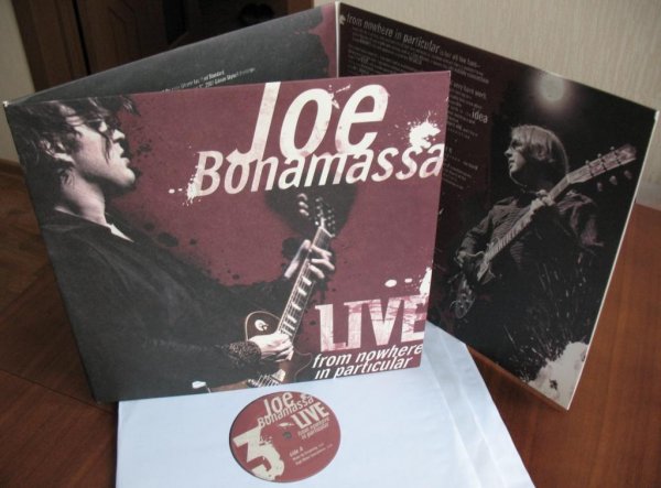 JOE BONAMASSA - LIVE FROM NOWHERE IN PARTICULAR - 3 LPs- USA - 1 PRESS - MINT