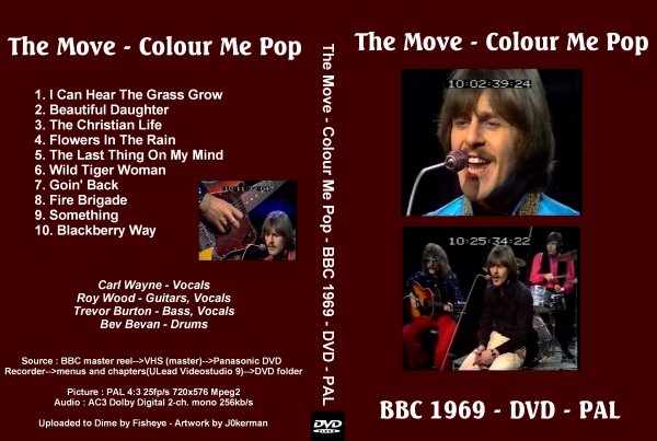 The Move Colour Me Pop c 1969 Dvd Pal The Move Colour Me Pop c 1969 Dvd Pal