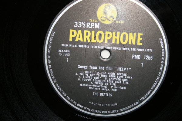 BEATLES, the  HELP!  1st PRESS UK MONO