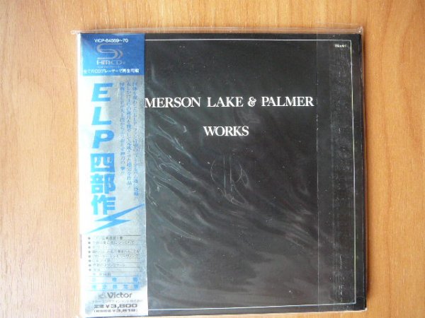............Emerson,Lake and Palmer"Works" Japan mini lp SHM 2 CD............