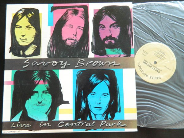 SAVOY BROWN - LIVE IN CENTRAL PARK - RARE LP