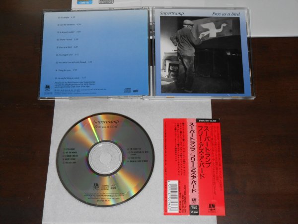  CD.  SUPERTRAMP-FREE AS A BIRD  (GERMANY CD +JAPAN CD). 1 !