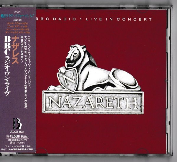 CD Nazareth – BBC Radio 1 Live In Concert 1972 & 1973 Japan CD Nazareth – BBC Radio 1 Live In Concert 1972 & 1973 Japan