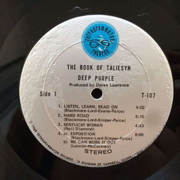 Deep purple the book of taliesyn 1968.