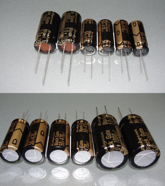 Rubycon Black Gate Capacitor, 4.7uF 50V, N Series