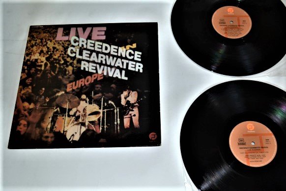 Creedence Clearwater Revival ‎ Live In Europe 2 LP