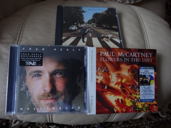 PAUL McCARTNEY FLOWERS IN THE DIRT and FRAN HEALY  WRECKORDER