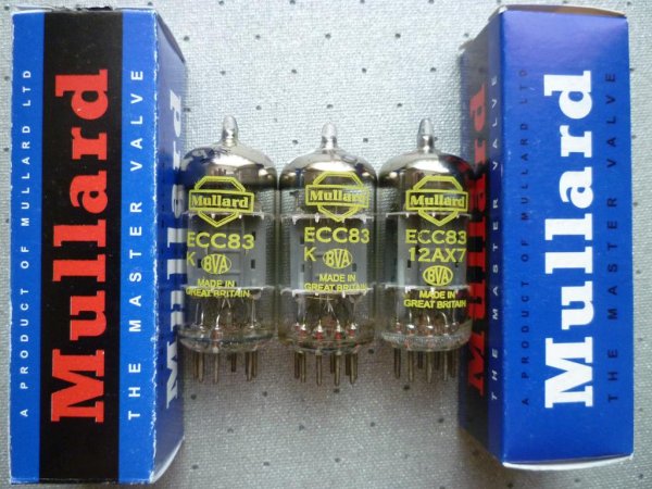  RCA, Mullard EL84, GZ34,ecc83, 5751,ecc82,7247,ecc88