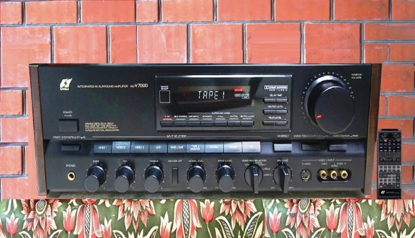 SANSUI AU V7000☆Vintage○A/V Surround Sound Аmplifier ☆©1990☆Japan