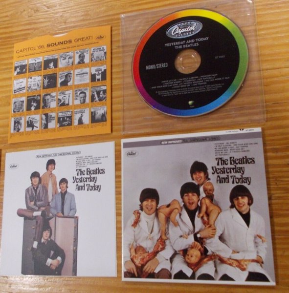 CD MINI LP BEATLES YESTERDAY AND TODAY MONO/STEREO