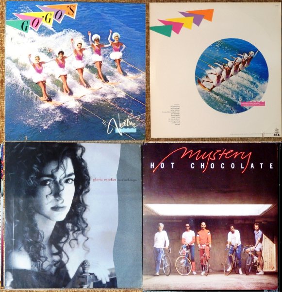 The Go-Go's, Hot Chocolate, Gloria Estefan, Lp  NM -👈👈👈