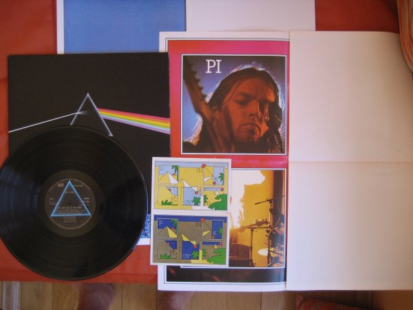 PINK FLOYD - THE DARK SIDE OF THE MOON UK LP A6-B4 ALL INS NM/NM