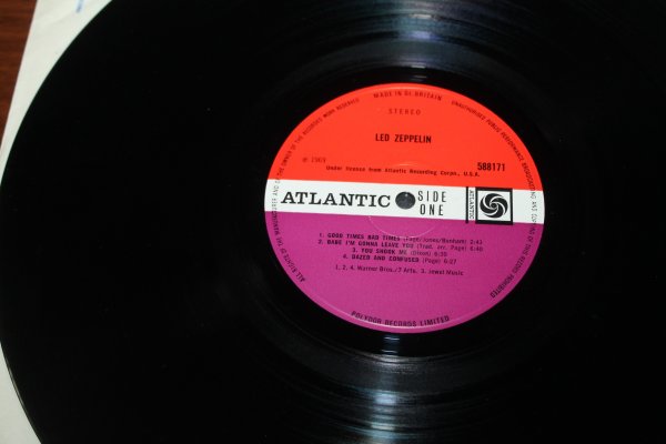 Led Zeppelin -I Red Plum UK NM NM Led Zeppelin -I Red Plum UK NM NM