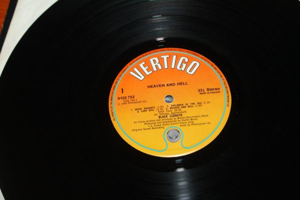 Black Sabbath - Heaven & Hell 1st UK NM\NM Black Sabbath - Heaven & Hell 1st UK NM\NM