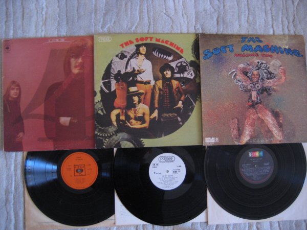 SOFT MACHINE 3 ORIG LP 1968,69,72 PROMO INS NM/NM