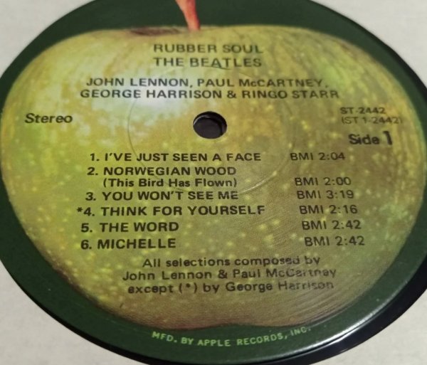 THE BEATLES - RUBBER SOUL - 65/71 (USA/APPLE) NM/NM THE BEATLES - RUBBER SOUL - 65/71 (USA/APPLE) NM/NM