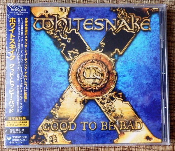 Whitesnake ‎ Good To Be Bad 2008 Japan, Warner Music Japan 👈👈👈 