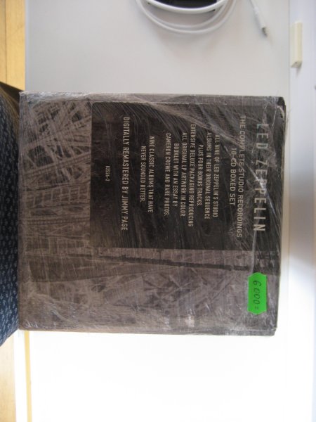 LED ZEPPELIN THE COMPLETE STUDIO RECORDINGS 10 CD BOXED SET USA PRESS M/M LED ZEPPELIN THE COMPLETE STUDIO RECORDINGS 10 CD BOXED SET USA PRESS M/M