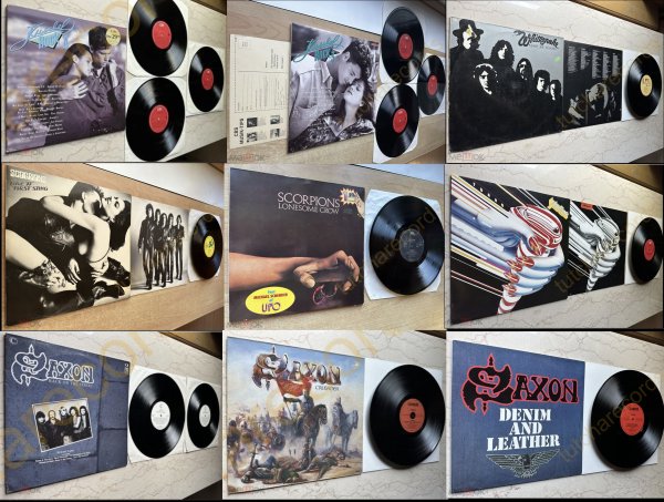 SCORPIONS SAXON ACCEPT JUDA PRIEST GENESIS Trium WHITESNAKE Kuschelrock 3 4