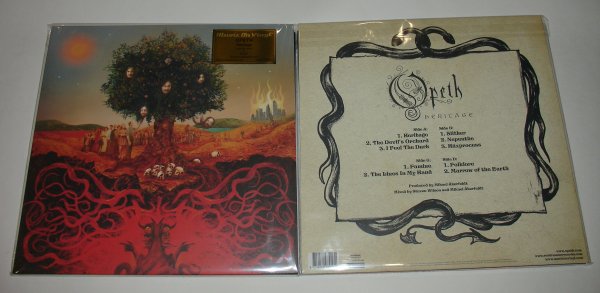 OPETH -Heritage (2LP black) SEALED OPETH -Heritage (2LP black) SEALED