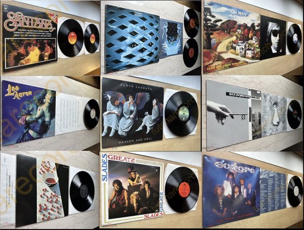 BLACK SABBATH LEE AARON Tom Petty SANTANA WHO WINGS SLADE EUROPE SCORPIONS 