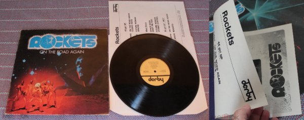 Rockets 1978 On The Road Again, Derby, Ita., Orig. + Promo 