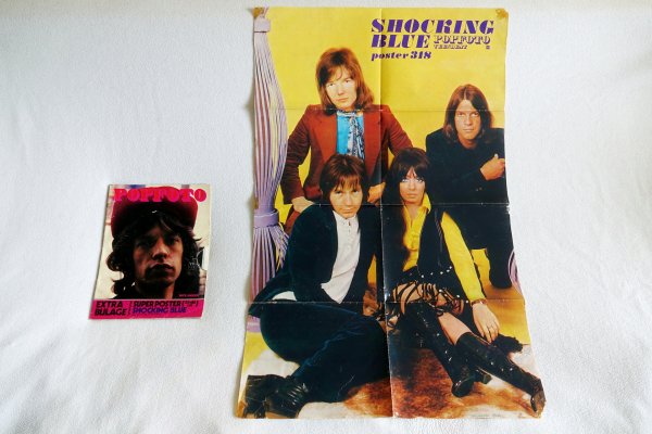 POPFOTO 07/71. Голландия. Комплект с большим постером SHOCKING BLUE. POPFOTO 07/71. Голландия. Комплект с большим постером SHOCKING BLUE.