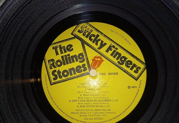 ROLLING STONES - Sticky Fingers Orig. UK 1 st press NM\NM ROLLING STONES - Sticky Fingers Orig. UK 1 st press NM\NM