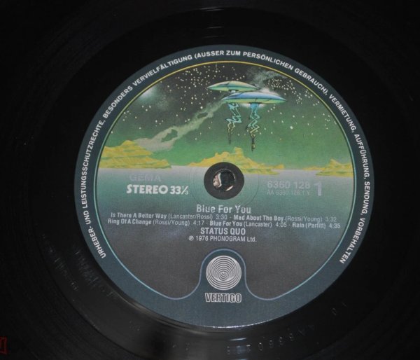 STATUS QUO- Blue For You   LP  Germany NM\NM