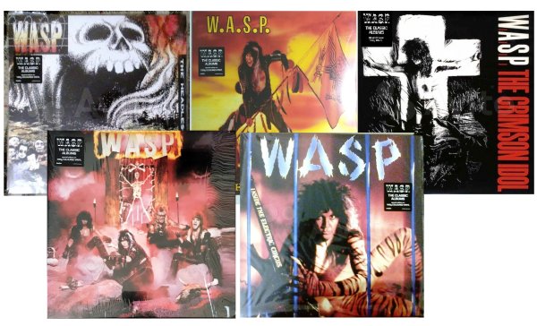 W.A.S.P. - 5 первых альбомов LP ▽VINYL▽─👉👉👉SEALED👈👈👈 W.A.S.P. - 5 первых альбомов LP ▽VINYL▽─👉👉👉SEALED👈👈👈