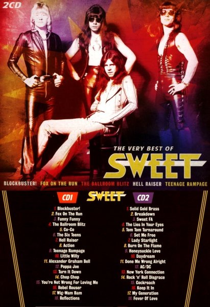 SWEET -The Very Best Of Sweet [2 CD] + 8-page booklet.─◄●SEALED●► 