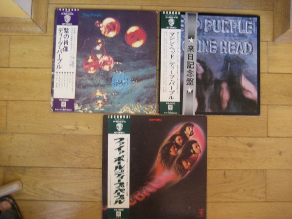 DEEP PURPLE 3 ORIG LP OBI, ALL INS PROMO NM/NM