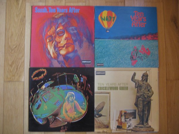 TEN YEARS AFTER 4 UK ORIG LP POSTERS!!! NM/NM