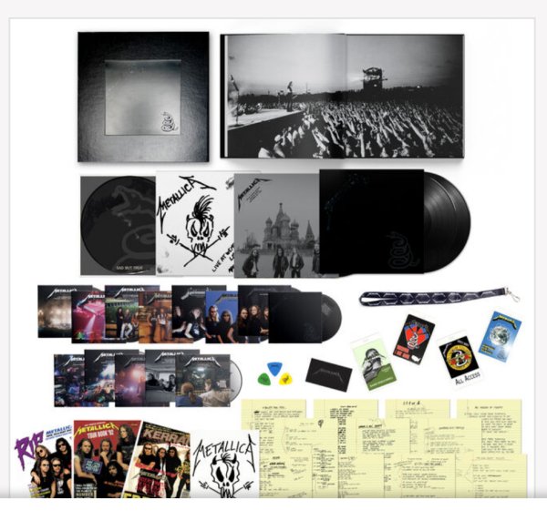 Metallica deluxe box set ( black album)
