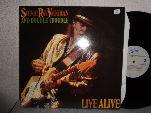 Stevie Ray Vaughan - Live Alive, 1986, Holland, 2LP, Ex//Ex/Ex
