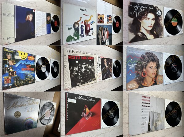 ROXETTE MODERN TALKING C.C.CATCH ALANNAH MYLES ABBA Maxi Power 2xLP Silicon