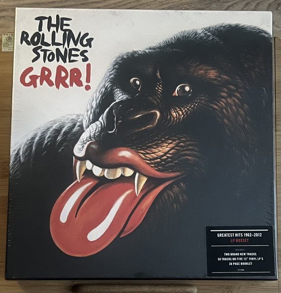THE ROLLING STONES GRRR! GREATEST HITS 1962-2012 LP BOXSET INCLUDES. 