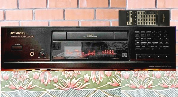 CD-DECK SANSUI CD-X617 ☆Hi-Fi MASH 3☆ Made in Japan☆●EX/NM●😉👉