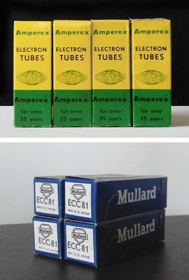 Радиолампы ECC81 Mullard, Amperex. NOS Радиолампы ECC81 Mullard, Amperex. NOS