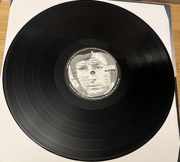 JOHN LENNON - STEMRA IMAGINE APPLE RECORDS 1A 062-04914 - 1971 .