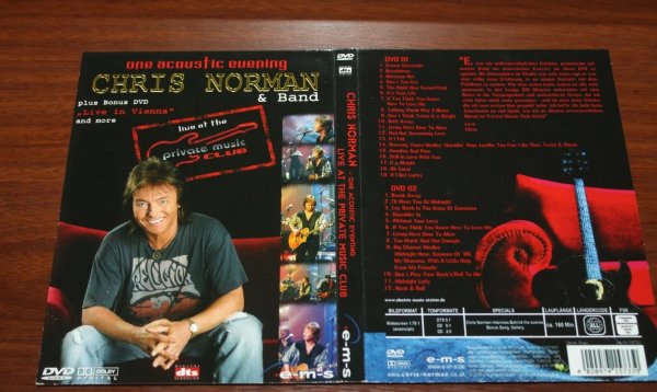 Chris Norman- Live in Vienna 2DVD USSR NM\NM