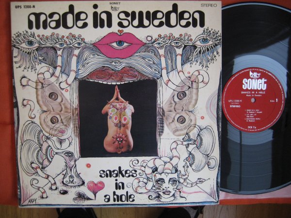 MADE IN SWEDEN - SNAKES IN A HOLE JP ORIG LP NM/NM 1969