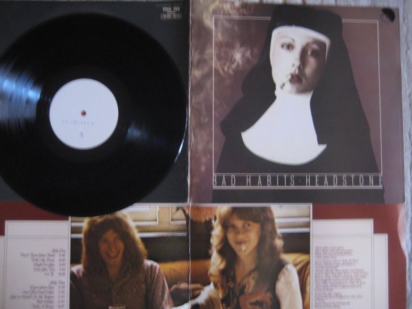 HEADSTONE - BAD HABITS UK TEST PRESS NM/M ( EX ATOMIC ROOSTER )