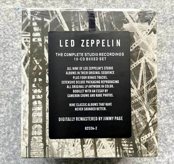 Led Zeppelin *The Complete Studio Recordings 10-CDs Box Set  / Sealed / 👈